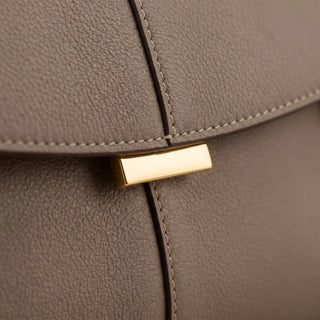 Structured Top Handle Handbag