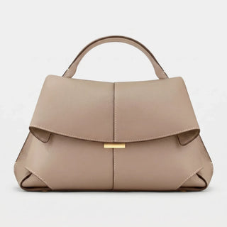 Structured Top Handle Handbag