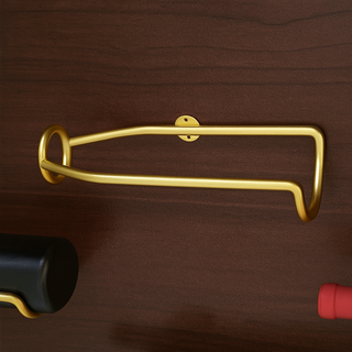 Elegant Wall Mounted Iron Wine Rack Storage