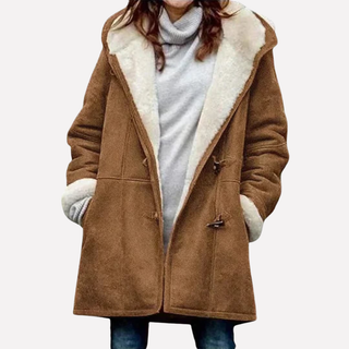 Women’s Jacket with Hood and Toggle Closure