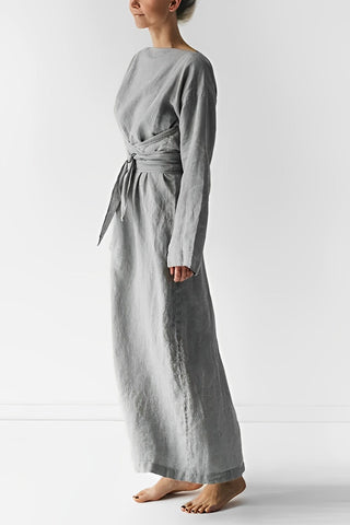 Stylish Maxi Dress with Bow Detail