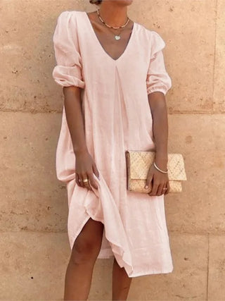 Fanny – Women's Elegant Casual Midi Dress | Summer Sophistication