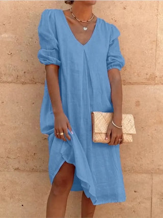 Fanny – Women's Elegant Casual Midi Dress | Summer Sophistication