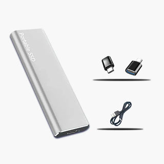 Ultra-Portable External Hard Drive 64GB USB-C – Durable Data Storage