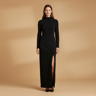 Chic Long‑Sleeve A‑Line Dress for Women