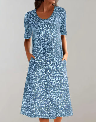 Women’s Lightweight V Neck Casual Dress