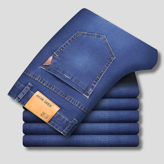 Men's Straight Leg Jeans - Durable Denim