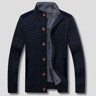 Men’s Plush-Lined Cardigan