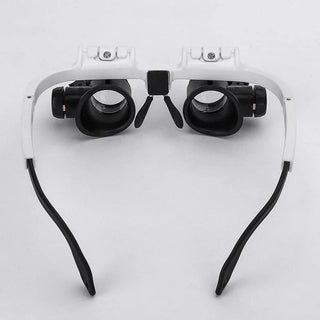 Magnifying Glass with LED Lighting and Adjustable Lenses