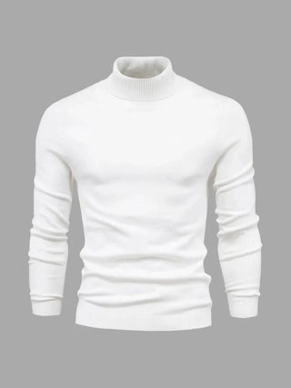 Men's Turtleneck Sweater – Washable and Versatile