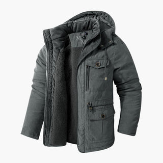 Men’s Winter Jacket – Hooded Outer Layer