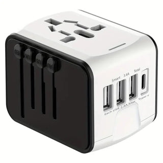 International Travel Plug Adapter Compact, Safe & Fast Charging for Global Use