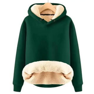 Soft & Warm Women's Hoodie with Cozy Fleece Lining