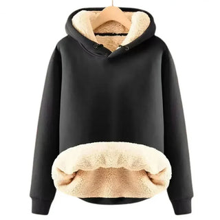 Soft & Warm Women's Hoodie with Cozy Fleece Lining