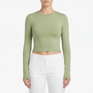Long Sleeve Crop Top