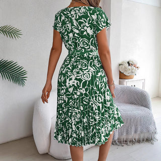 Women’s A‑Line Dress with Bow Detail