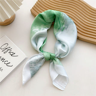 Women's Satin Printed Scarf