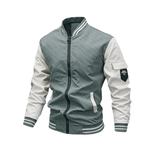 Casual Slim-Fit Baseball Jacket for Men