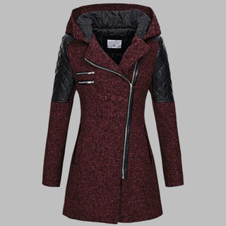 Long Winter Coat with Hood for Women