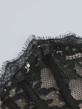 Freya Lace Corset Mini Dress — Where Elegance Meets Allure