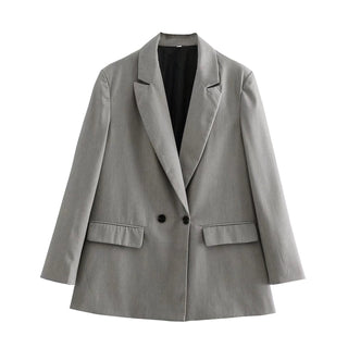Elegante Double-Breasted Blazer voor Dames