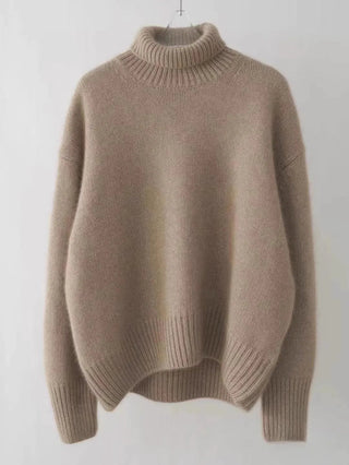 Luxe fine wool Turtleneck Sweater for Women