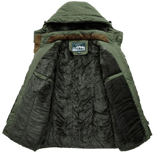 Stylish Winter Coat with Hood for Men