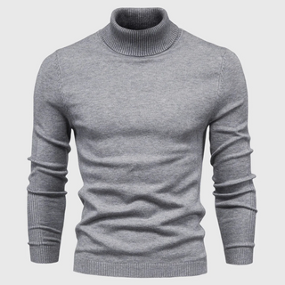 Men’s Wash-Able Turtleneck Sweater – Practical Style with Everyday Wear