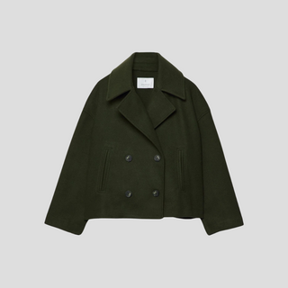 Chic Double-Breasted Short Coat – Elegant & Timeless