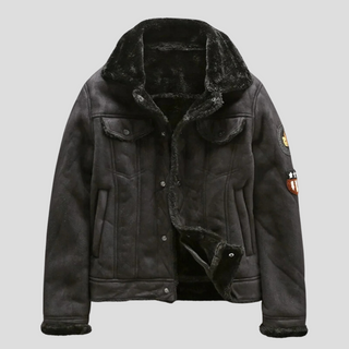 Men’s Suede Biker Jacket