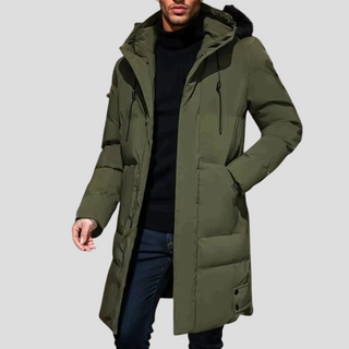 Men’s Parka Coat – Elegant Shield for Harsh Weather