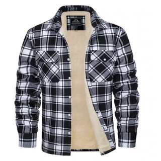 Men's Plaid Winter Jacket