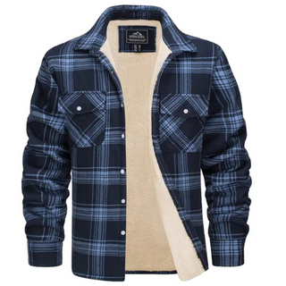 Men's Plaid Winter Jacket