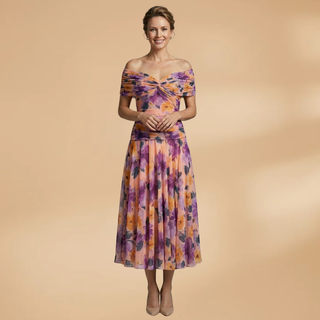 Elegant Evening Midi Dress