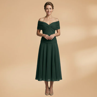 Elegant Evening Midi Dress