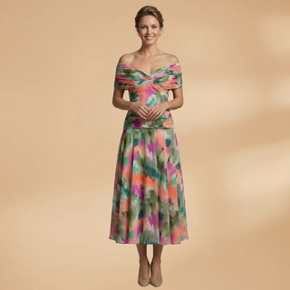 Elegant Evening Midi Dress