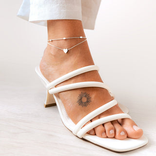 Fashion Double Chain Anklet