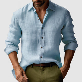 Casual Men’s Button-Down Shirt – Comfortable Regular Fit