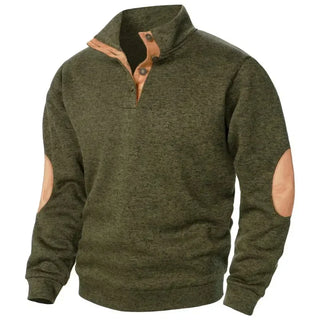 Men's V-Neck Sweatshirt for Outdoor &amp; Casual Style