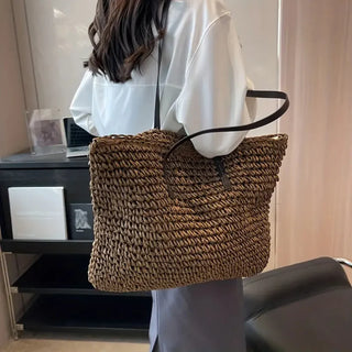 Women’s Woven Tote Bag – Stylish Carry-All for Daily Use