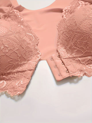 Set of 2 Women's Bras with Front Closure and Lace Details – Comfort Meets Elegance