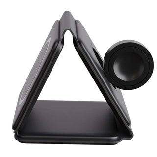 Compact 3-in-1 Wireless Charger – Foldable Design for Apple Products
