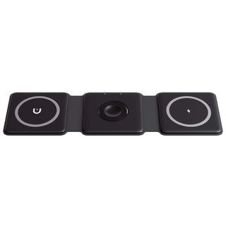 Compact 3-in-1 Wireless Charger – Foldable Design for Apple Products