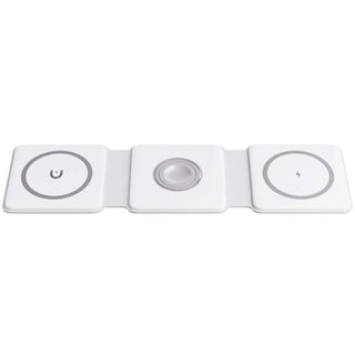Compact 3-in-1 Wireless Charger – Foldable Design for Apple Products