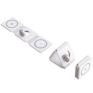 Compact 3-in-1 Wireless Charger – Foldable Design for Apple Products
