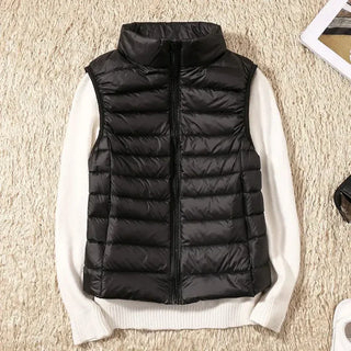 Wind-resistant Women's Bodywarmer with Zipper