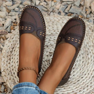 Women’s Perforated Comfort Slip On Loafers
