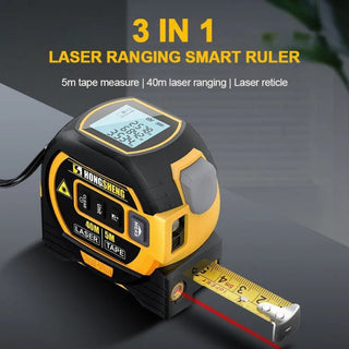 60m Laser Distance Tape – 3-in-1 Measuring Tool