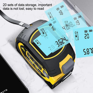 60m Laser Distance Tape – 3-in-1 Measuring Tool