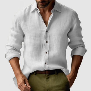 Casual Men’s Button-Down Shirt – Comfortable Regular Fit